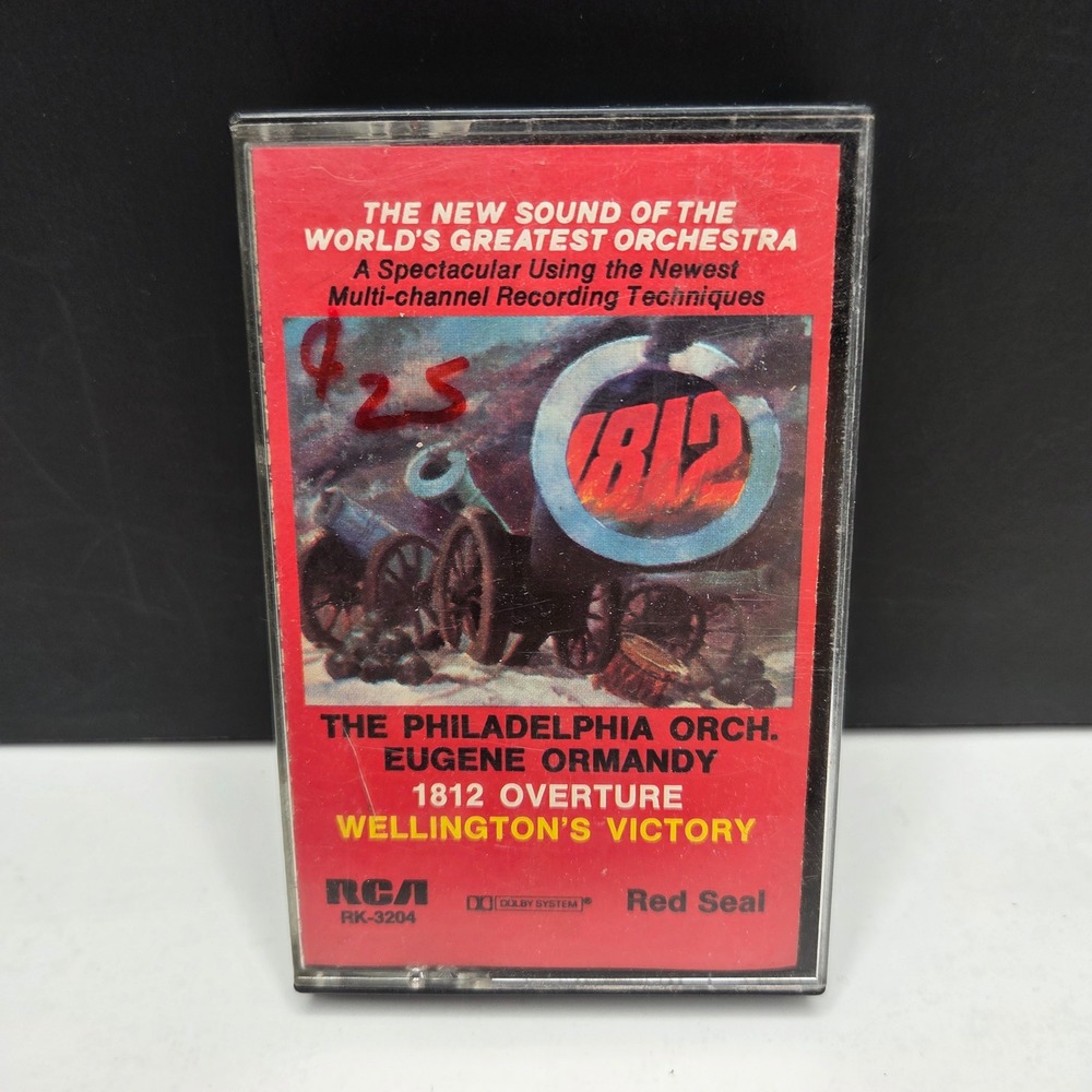RCA 1812 Overture Wellington's Victory Cassette Eugene Ormandy Philadelphia Orch